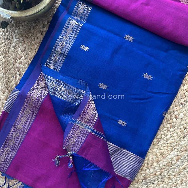 Zari Butti Maheshwari Saree