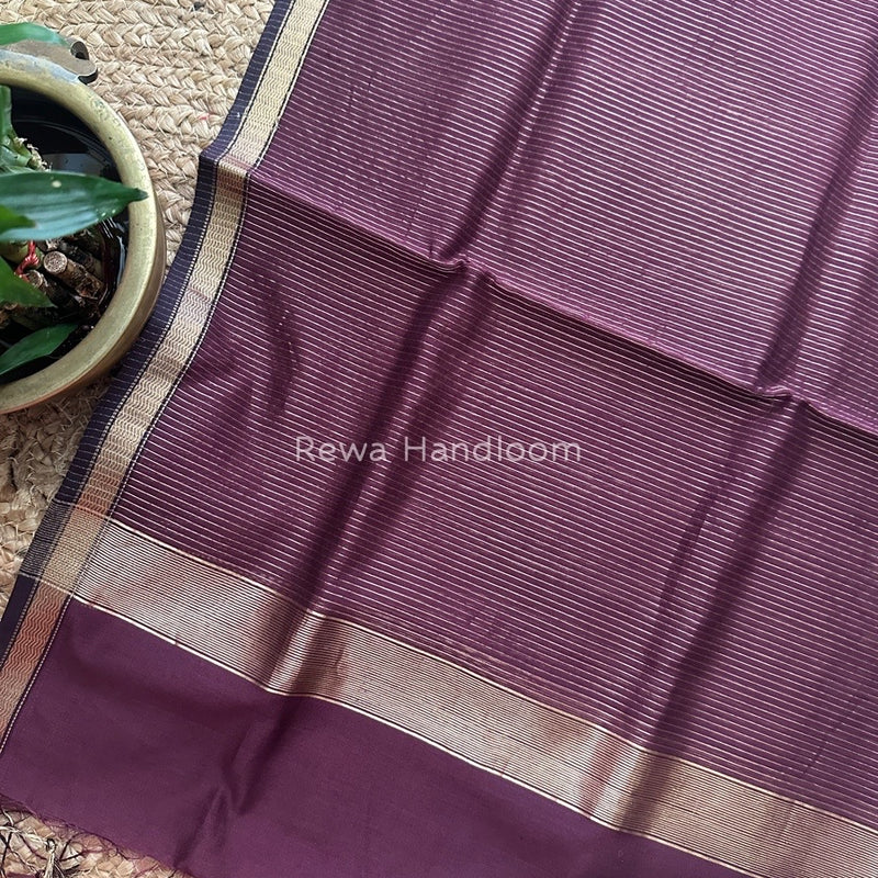 Maheshwari Wine Silk Dupatta PD044