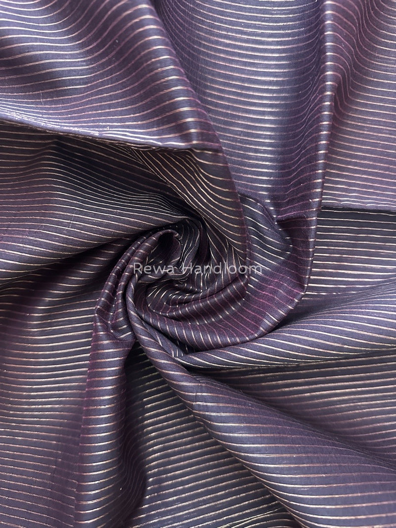 Maheshwari Black Silk Dupatta PD036