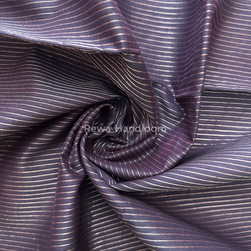 Maheshwari Black Silk Dupatta PD036