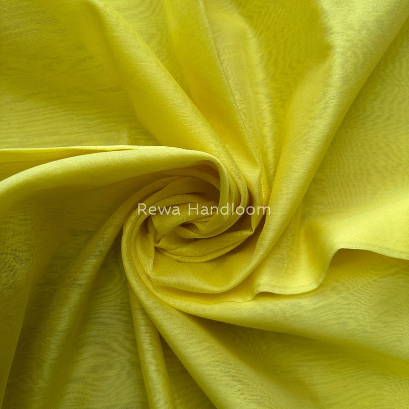 Maheshwari Yellow Silk Dupatta PD013