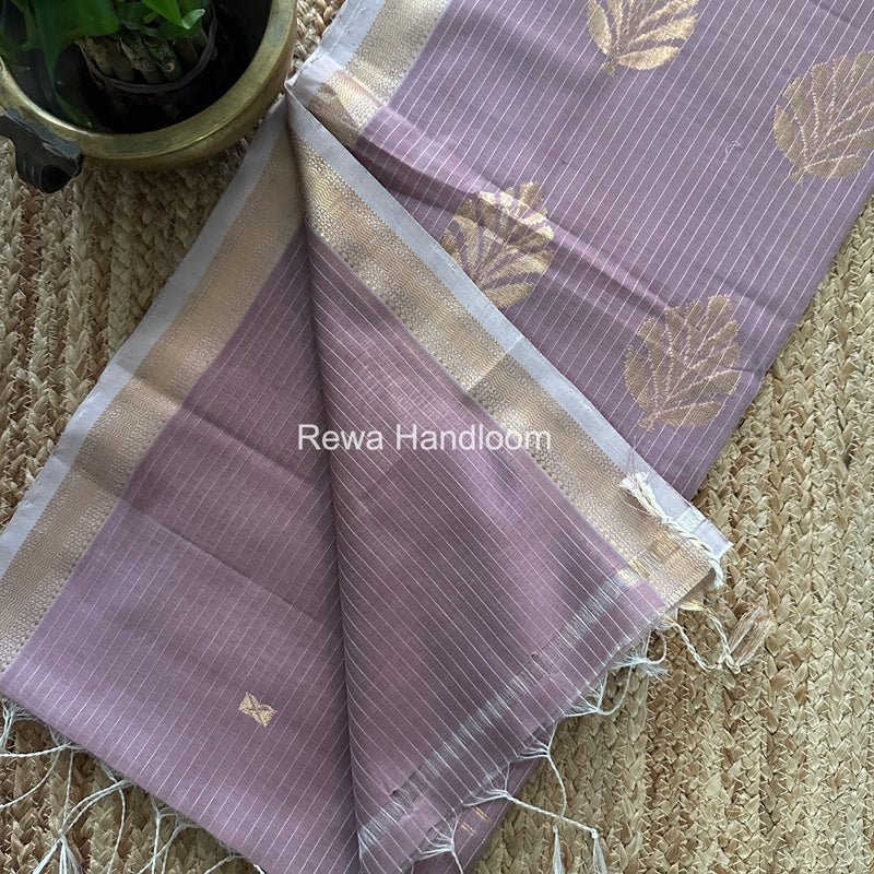 Maheshwari Onion Pink Butta Pallu Saree BTPS072