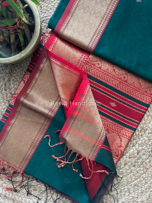  Maheshwari Rich Pallu Silk Saree