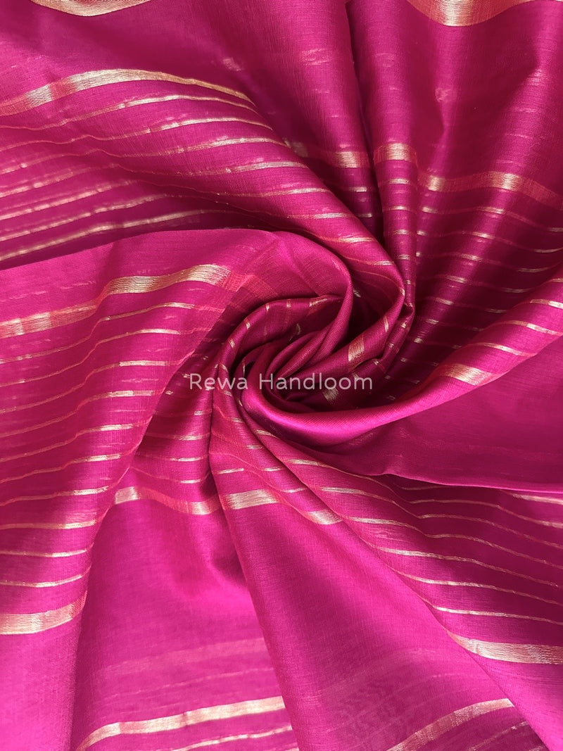Maheshwari Magenta Silk Dupatta PD035