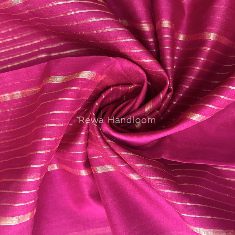 Maheshwari Magenta Silk Dupatta PD035