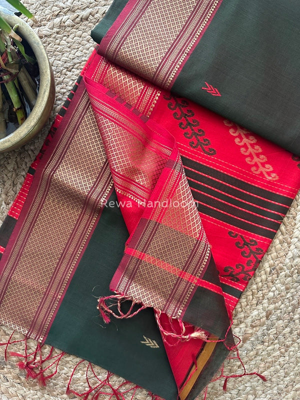 Maheshwari Rich Pallu Silk Saree