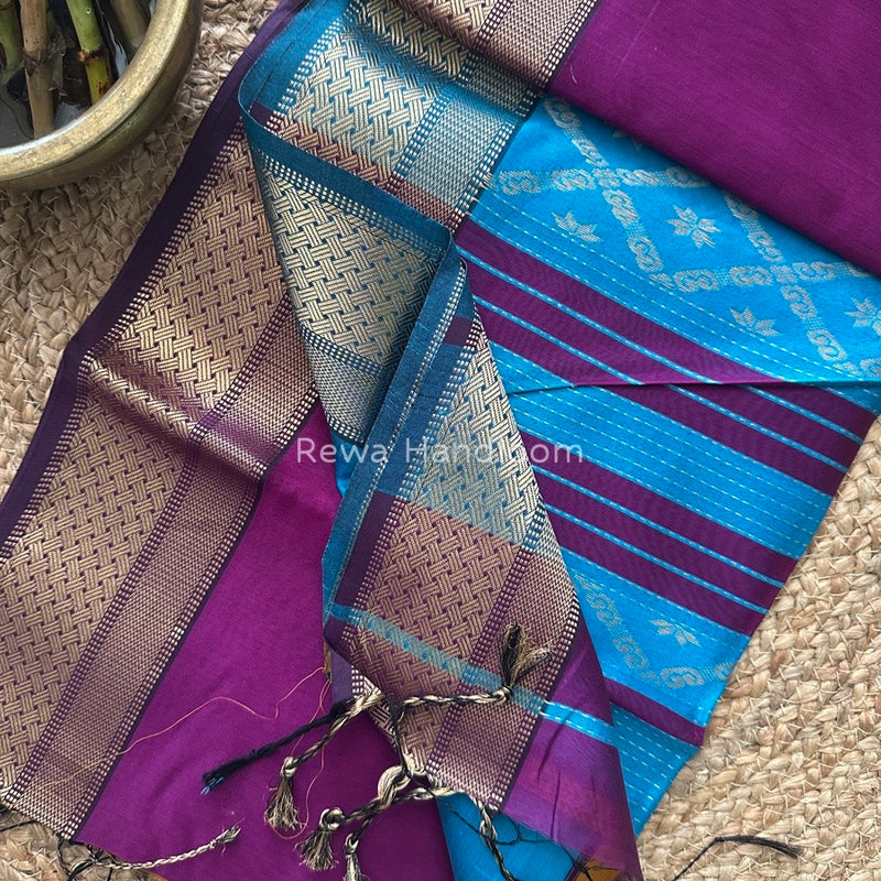 Maheshwari Rich Pallu Silk Saree