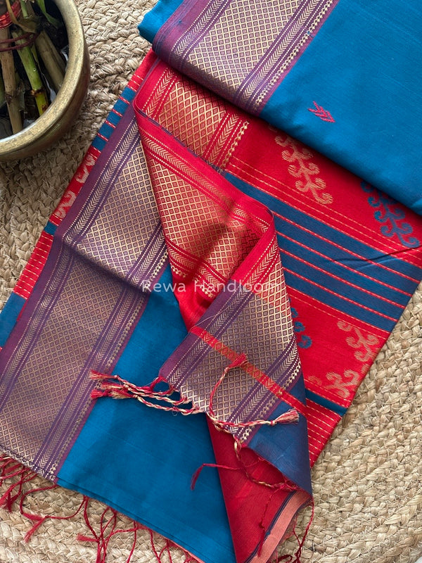 Maheshwari Rich Pallu Silk Saree