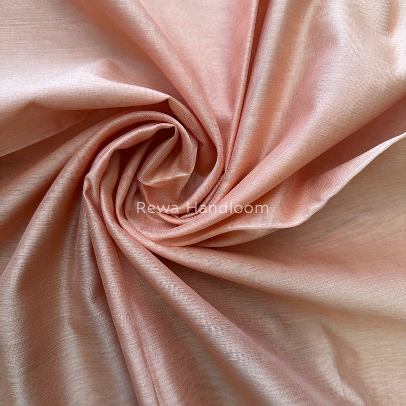 Maheshwari Peach Silk Dupatta PD015