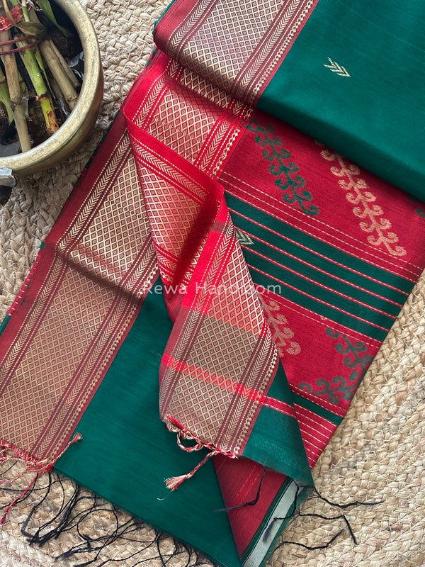 Maheshwari Rich Pallu Silk Saree