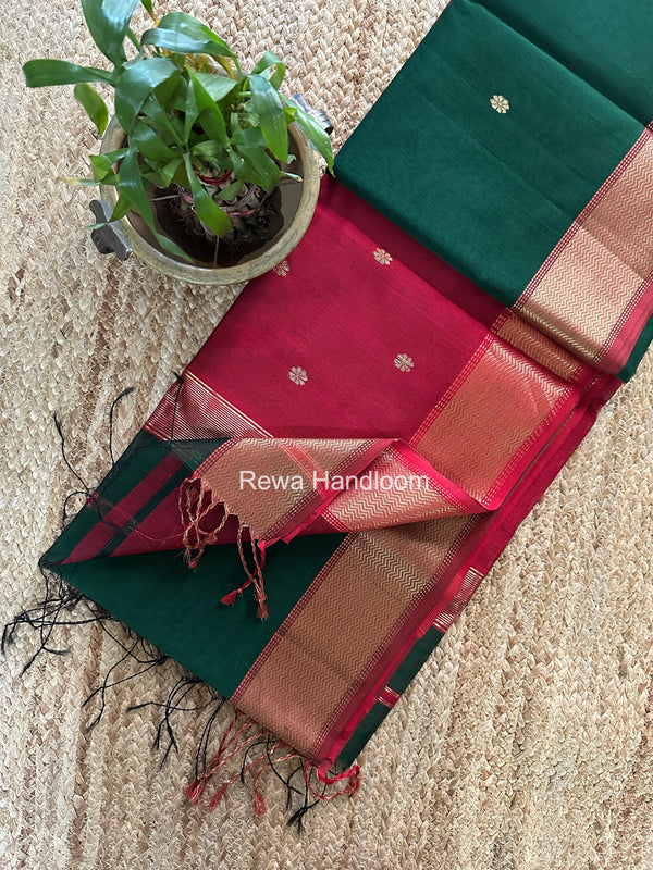 Maheshwari Flower Butti Saree