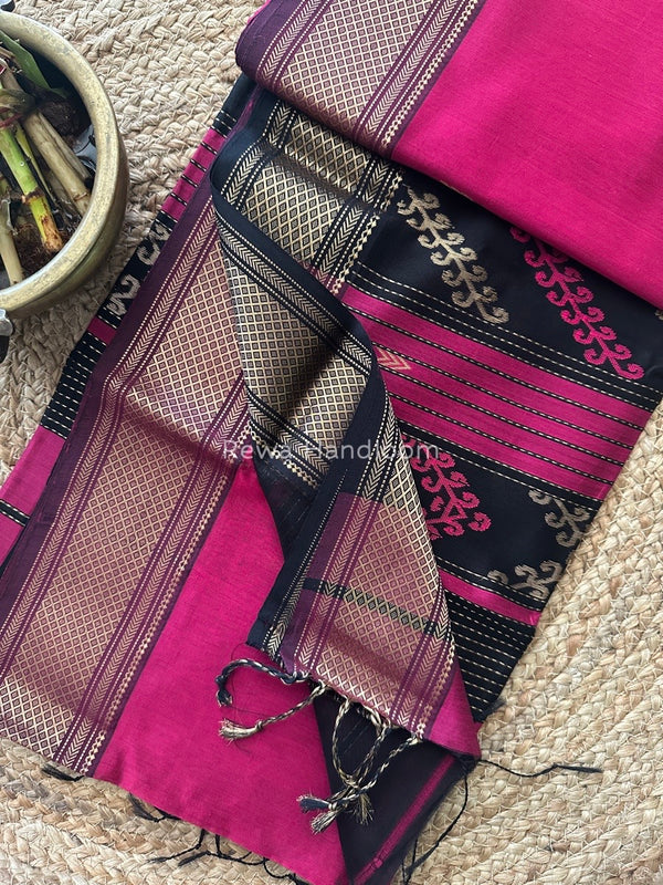 Maheshwari Rich Pallu Silk Saree