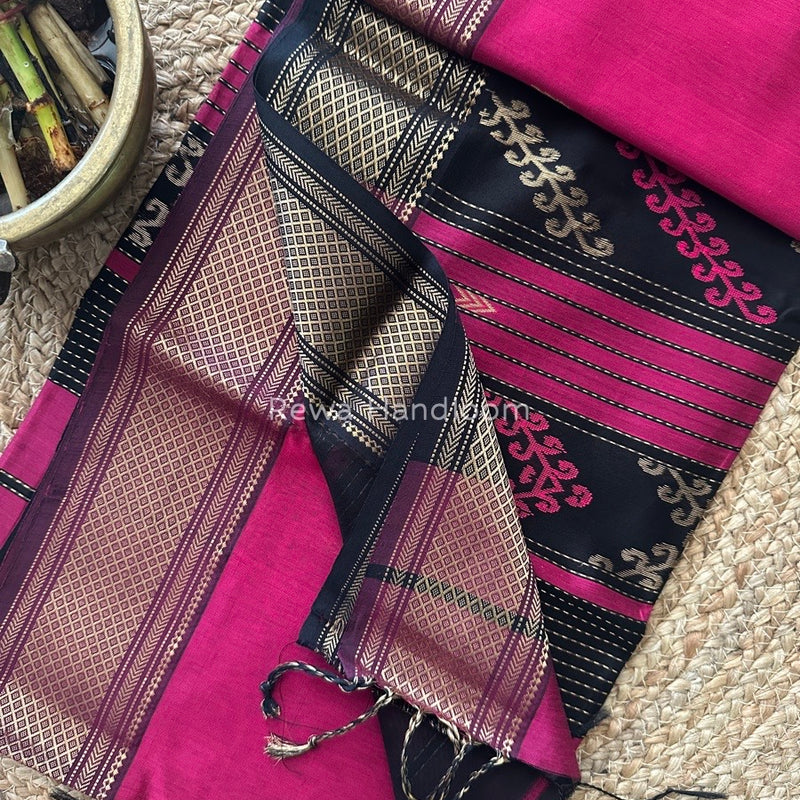 Maheshwari Rich Pallu Silk Saree