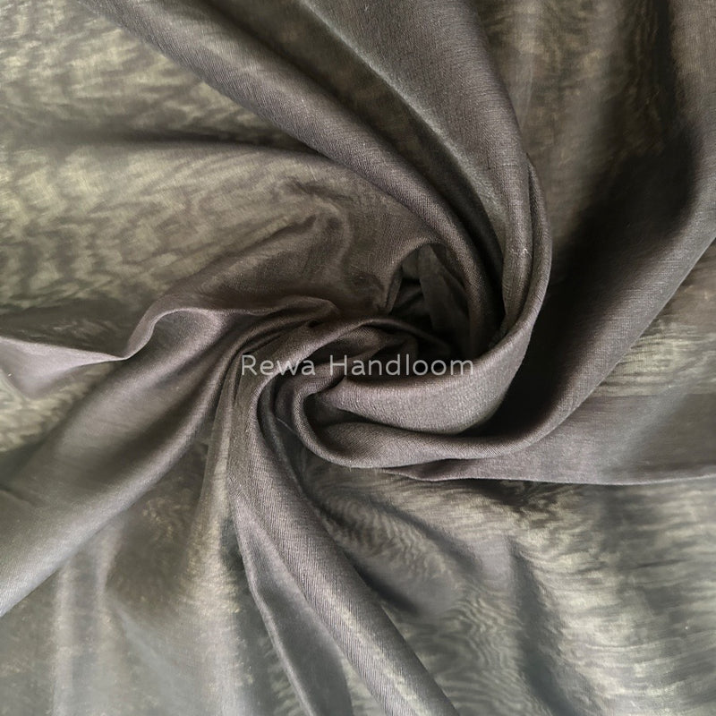 Maheshwari Black Silk Dupatta PD05