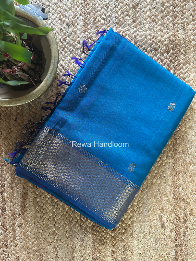 Maheshwari Morpankhi Flower Butti Saree JBS0109