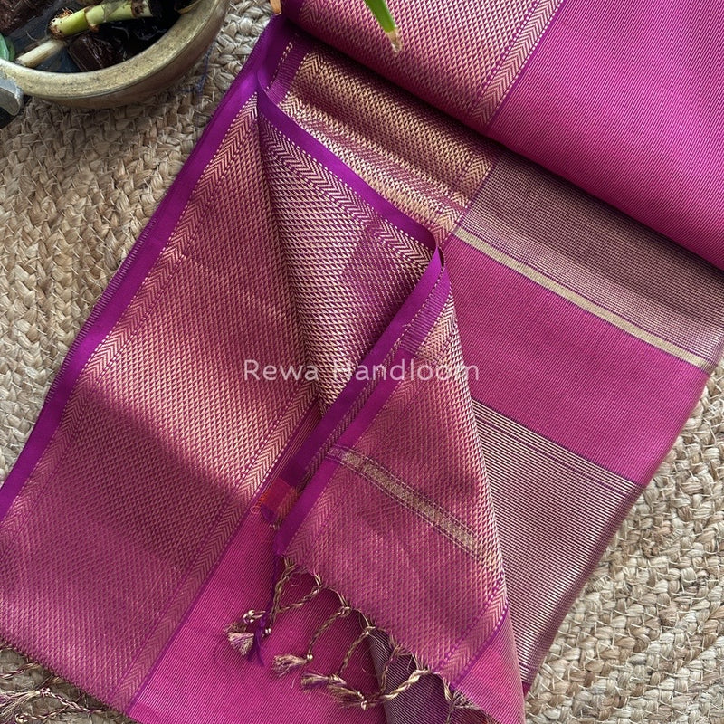 Exclusive Maheshwari Tissue Silk Saree