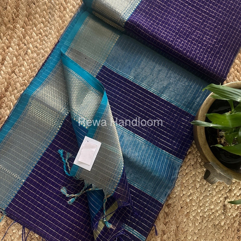 Maheshwari Zari Checks Saree
