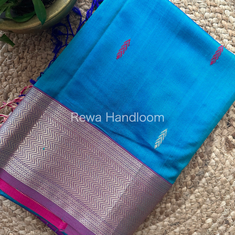Maheshwari Morpankhi Pure Silk Saree PS24