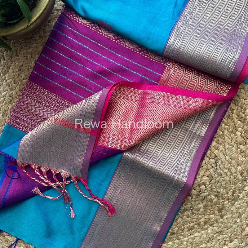 Maheshwari Pure Silk Saree