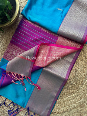 Maheshwari Morpankhi Pure Silk Saree PS24