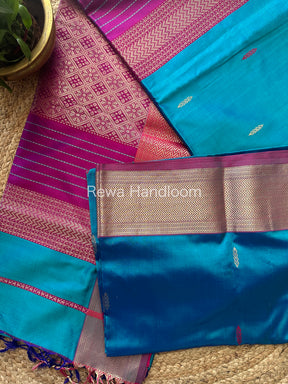 Maheshwari Morpankhi Pure Silk Saree PS24