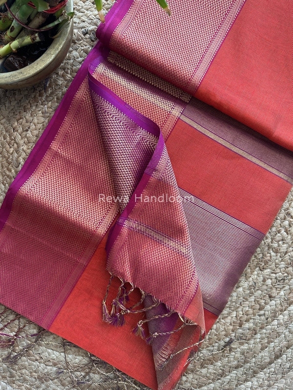 Exclusive Maheshwari Tissue Silk Saree
