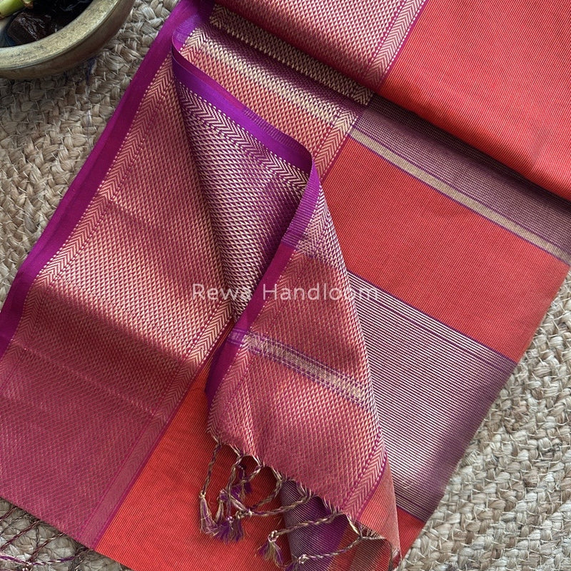 Exclusive Maheshwari Tissue Silk Saree