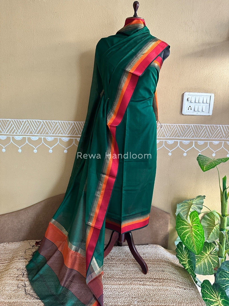 Maheshwari Multicolour Dress Material