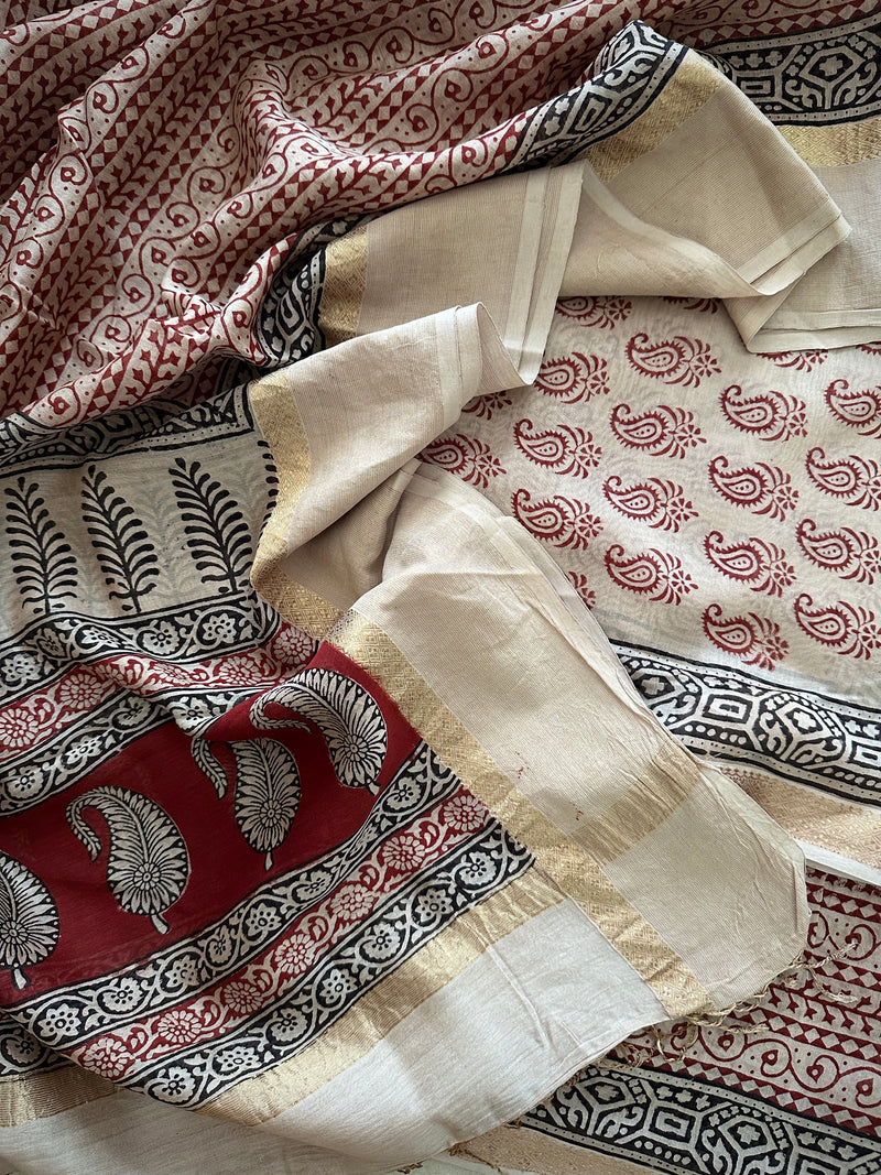 Maheshwari  Bagh Print Suit