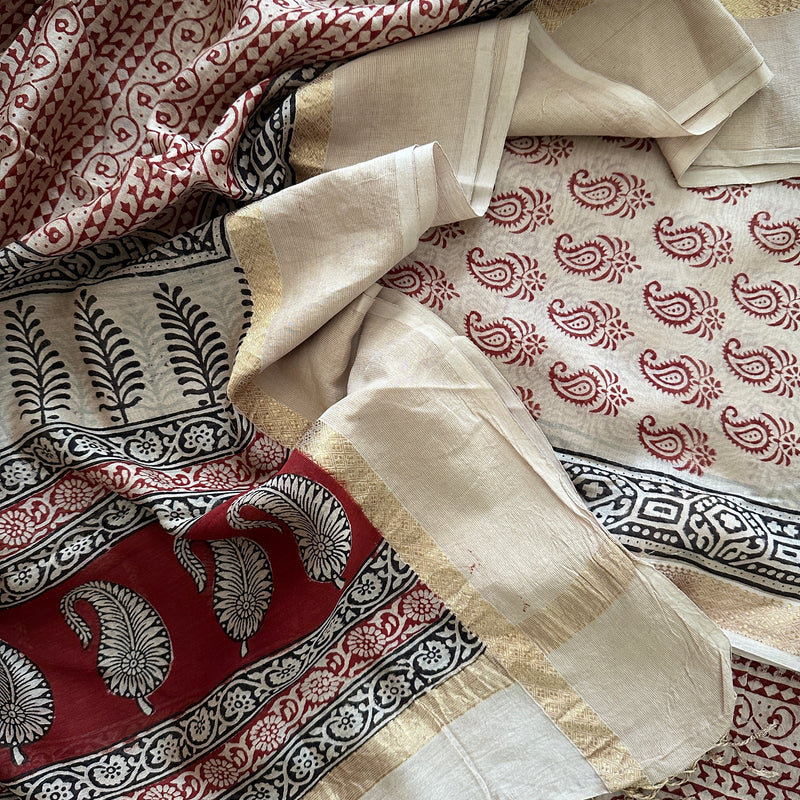 Maheshwari  Bagh Print Suit