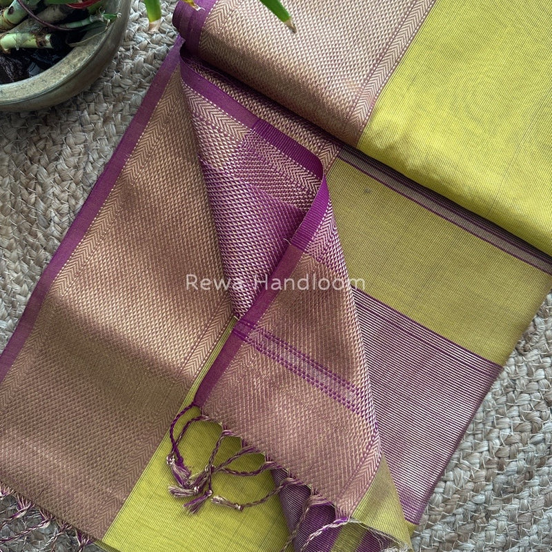 Exclusive Maheshwari Tissue Silk Saree