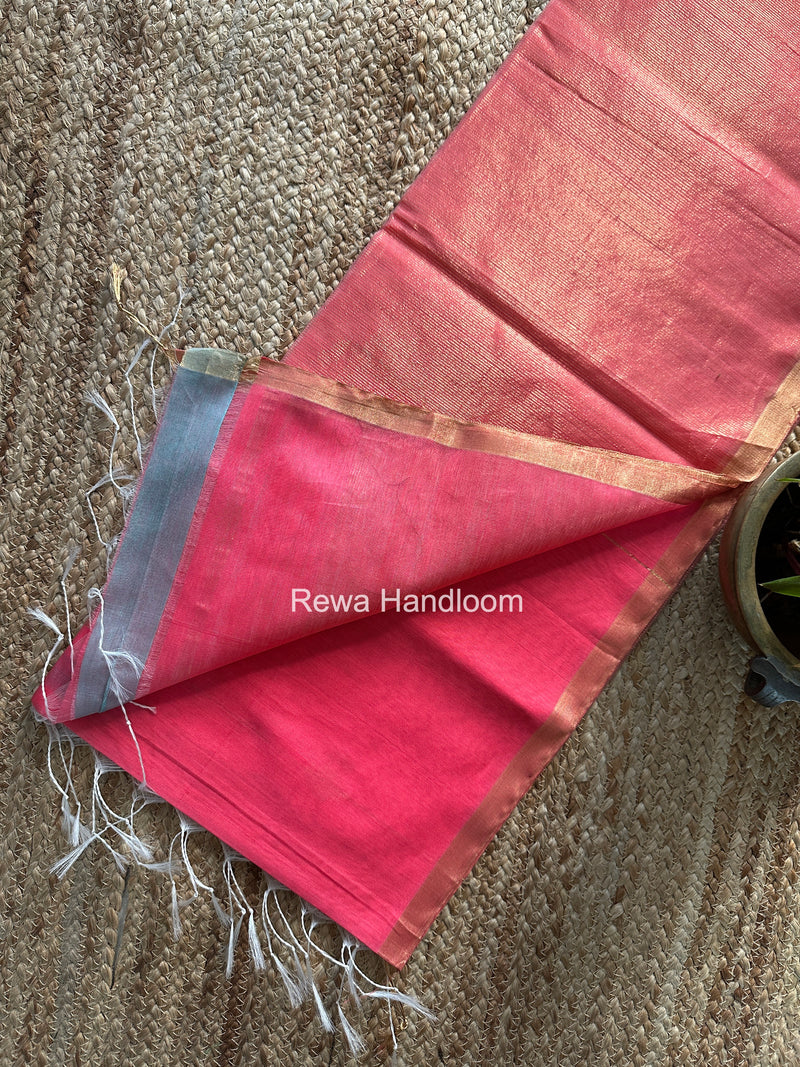 Maheshwari Carrot Red Butti Saree JLBS05