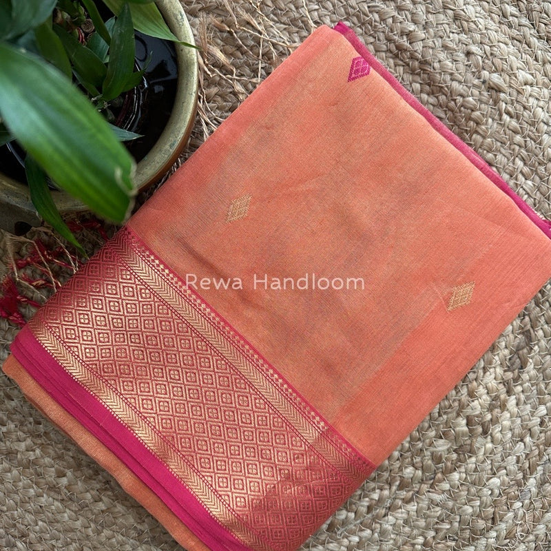 Maheshwari Tissue Silk Saree