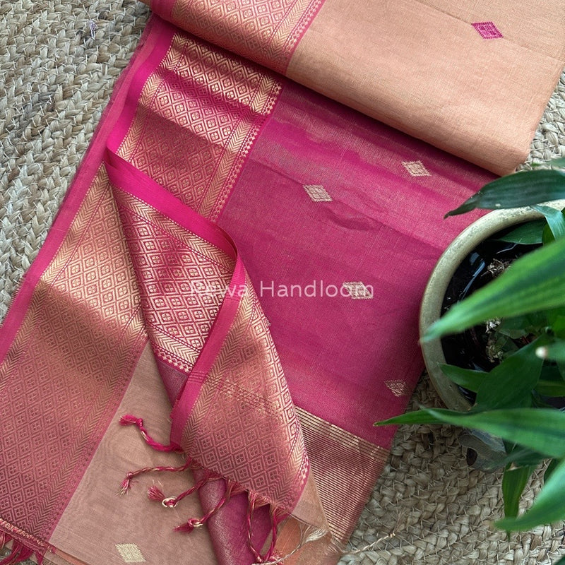 Maheshwari Tissue Butti Saree