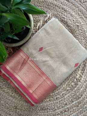 Maheshwari Tissue Butti Saree