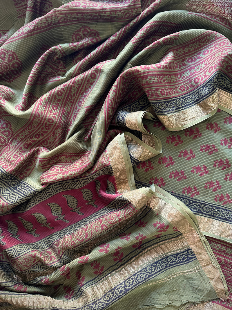 Maheshwari Bagh Print Suit