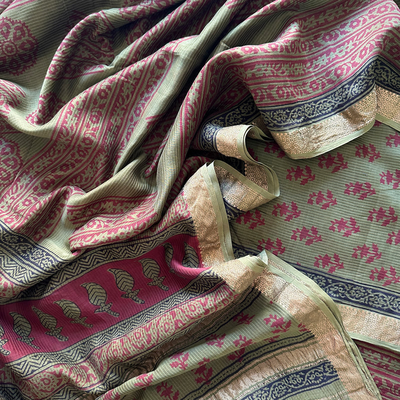 Maheshwari Bagh Print Suit