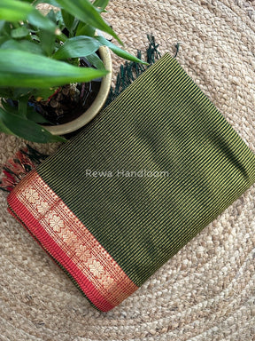 Maheshwari Garbha Reshami Silk Saree 