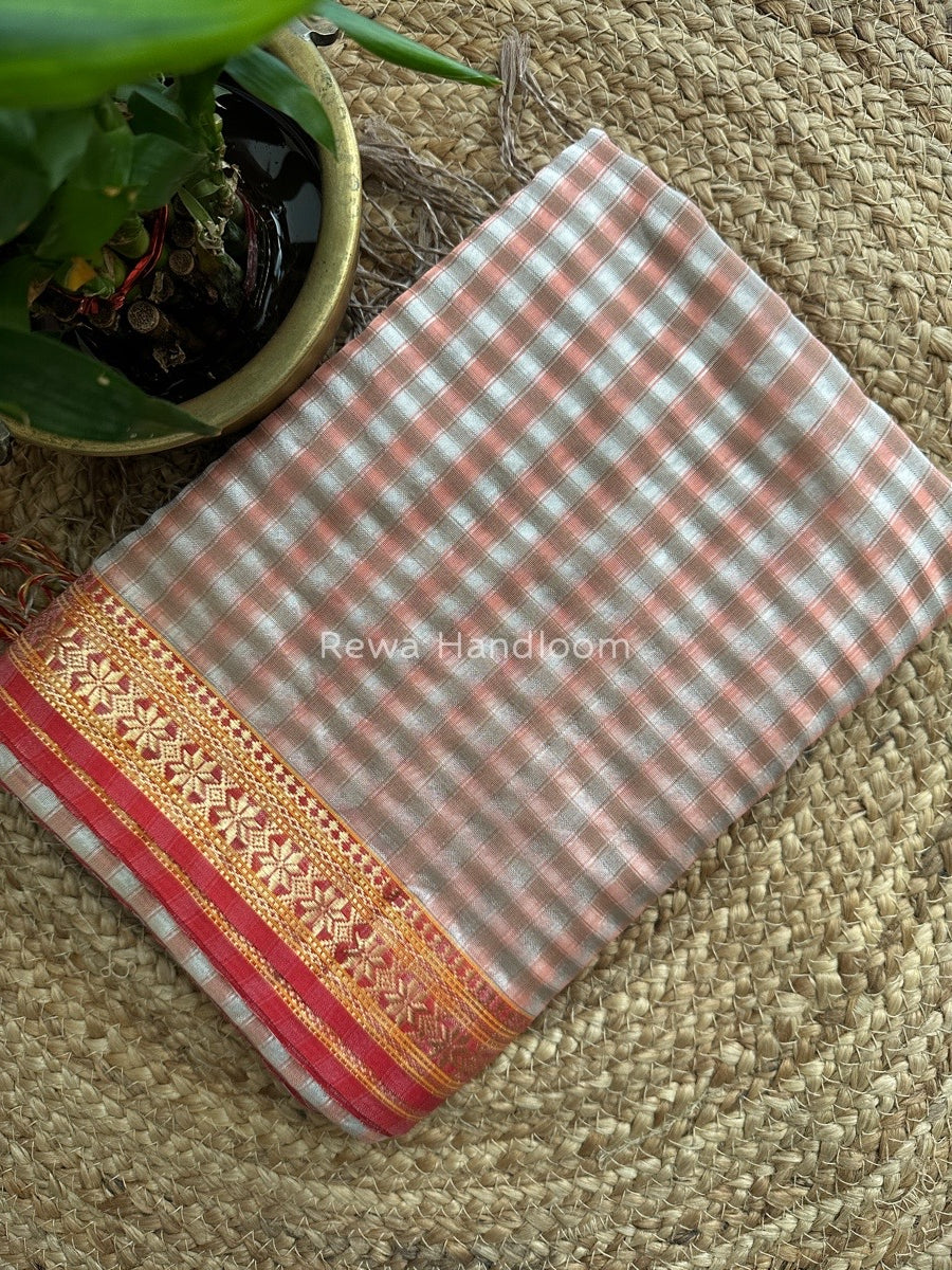 Maheshwari Garbha Reshami Silk Saree