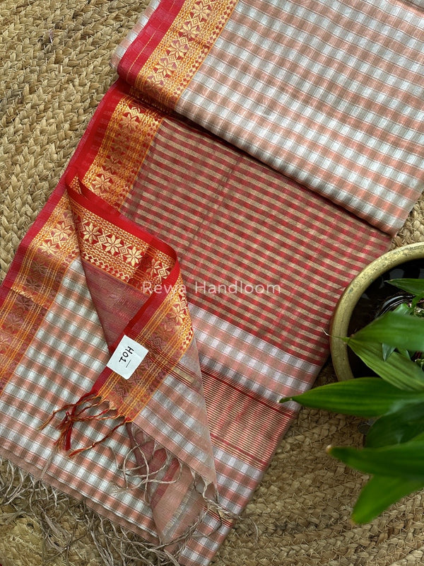Maheshwari Garbha Reshami Silk Saree