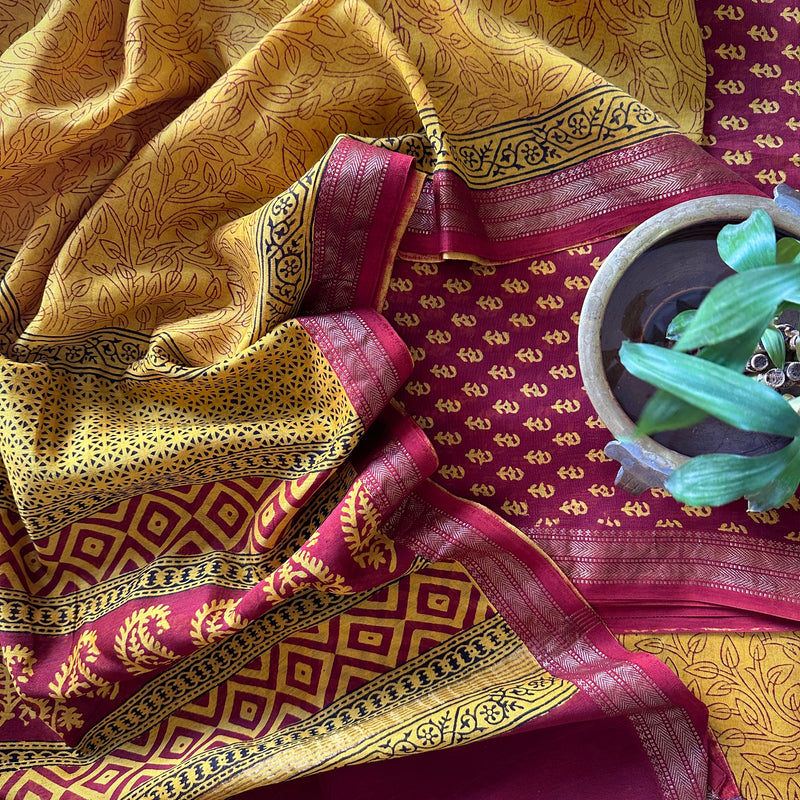 Maheshwari Bagh Print Suit 