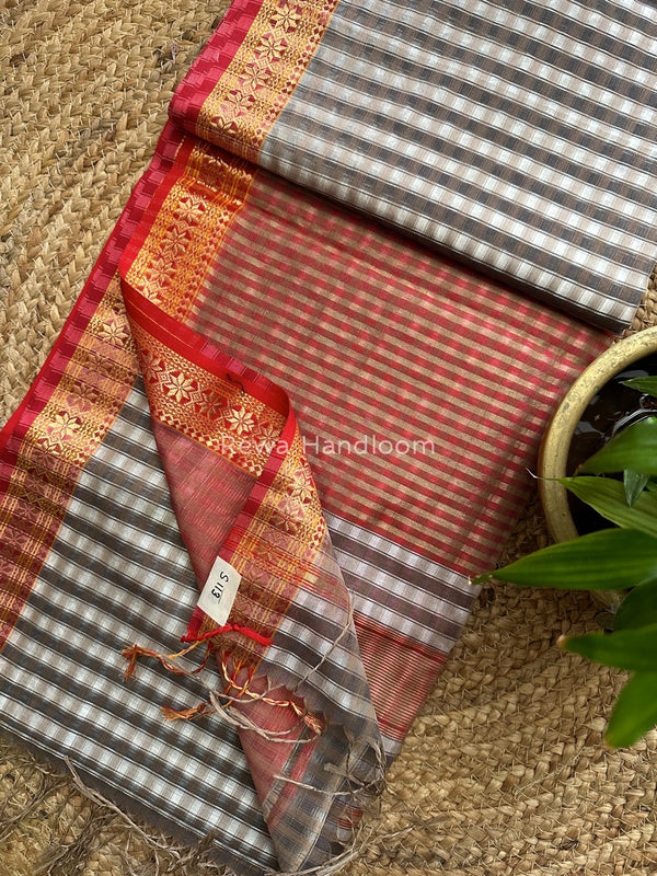 Maheshwari Garbha Reshami Silk Saree