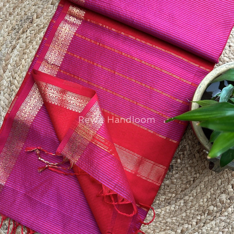 Maheshwari Garbha Reshami Silk Saree