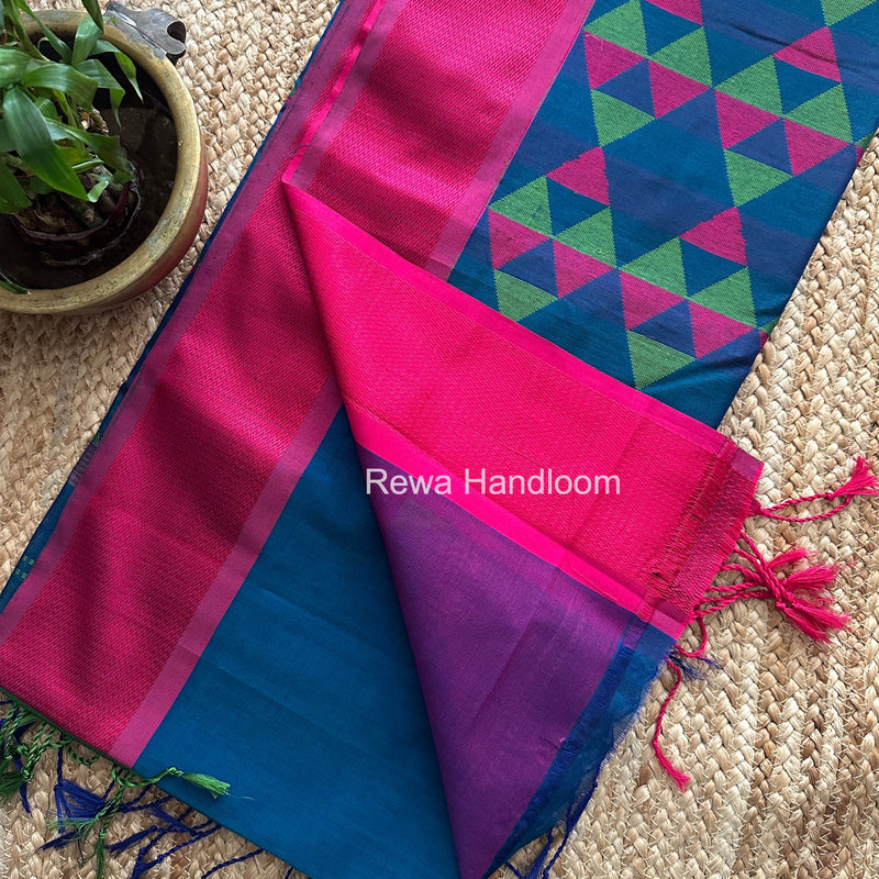 Maheshwari Morpankhi Heavy Pallu Saree DPS029 