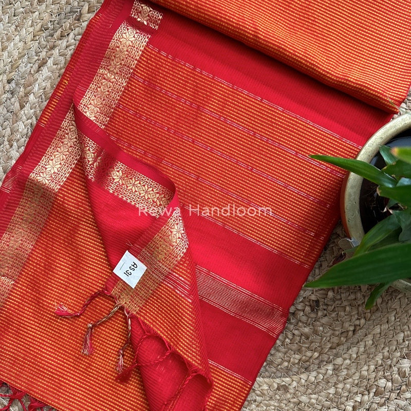 Maheshwari Garbha Reshami Silk Saree
