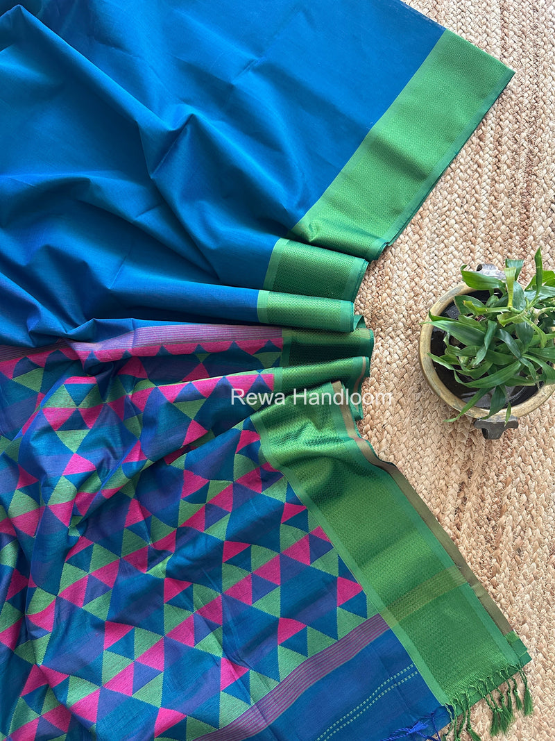 Maheshwari Morpankhi Heavy Pallu Saree DPS029 