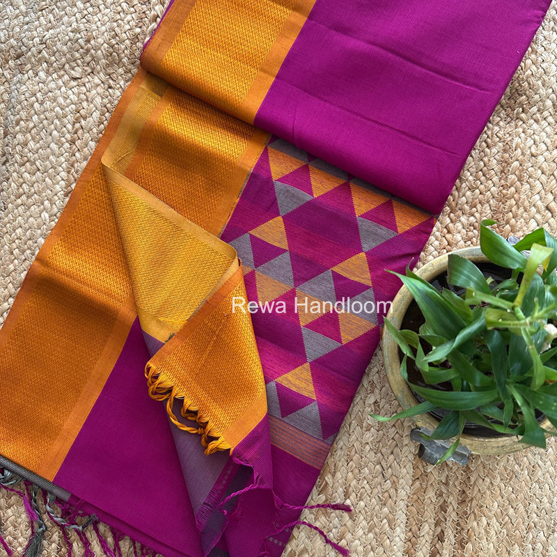Maheshwari Heavy Pallu Saree