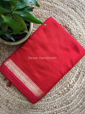 Maheshwari Garbha Reshami Silk Saree