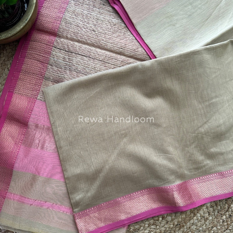 Maheshwari Light Pista Green Gichha Pallu Saree GP021