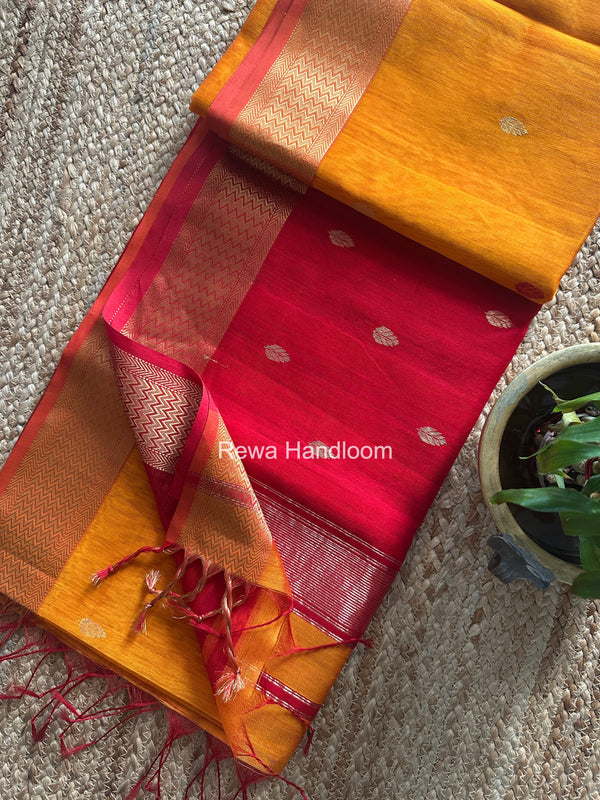 Maheshwari Flower Butti Saree
